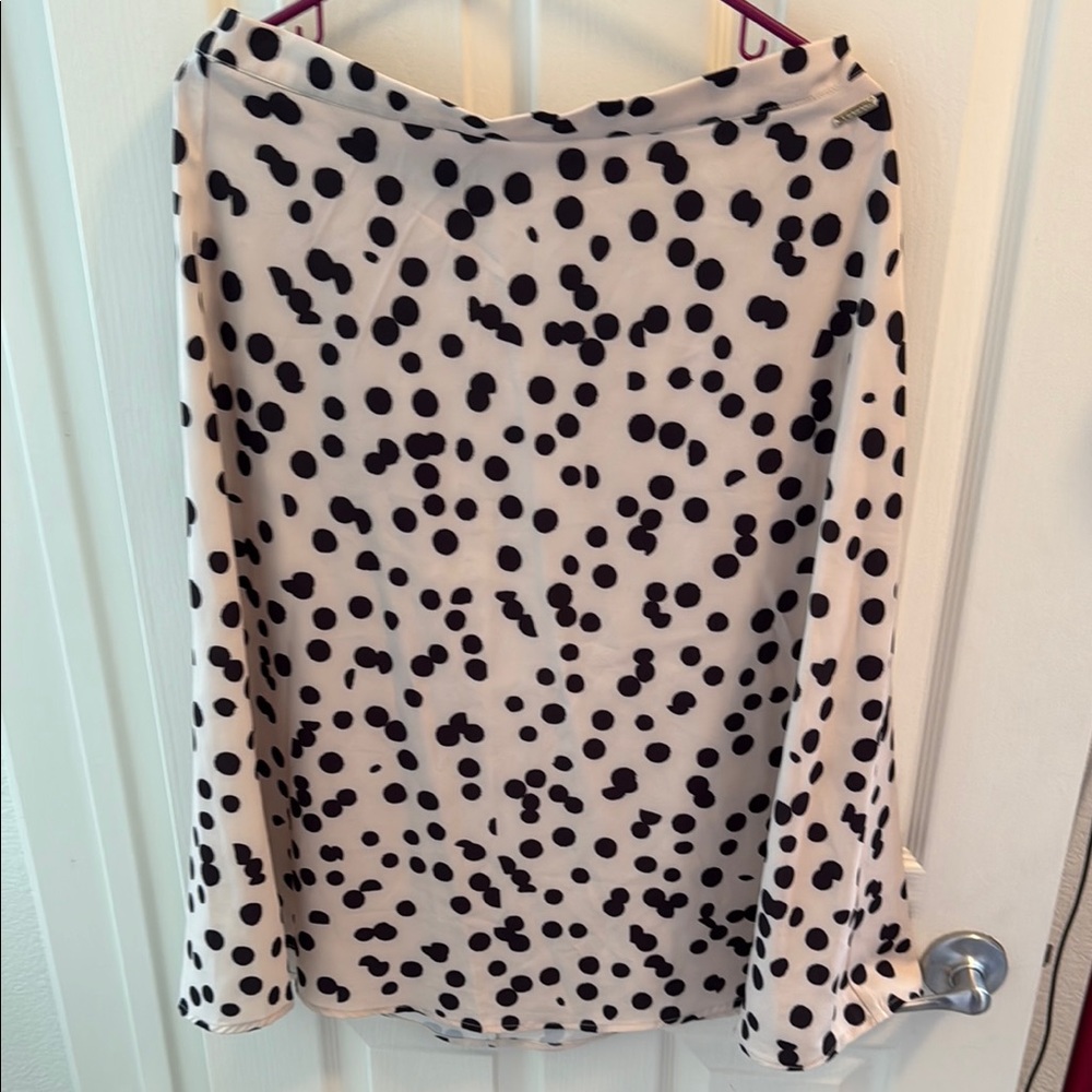 Polka Dot Skirt - Black and Cream